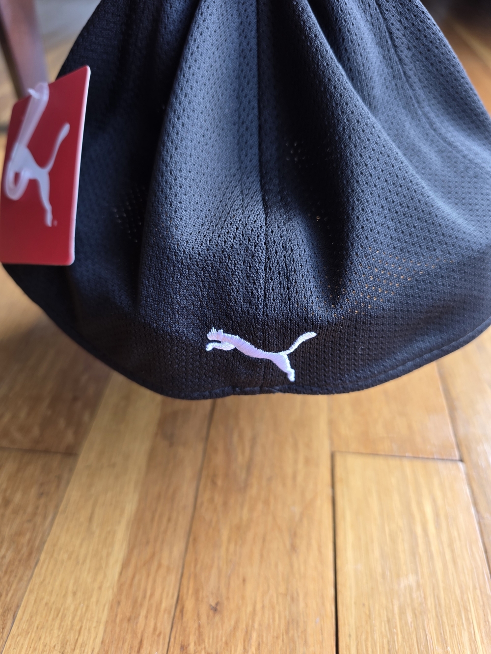 PUMA Black Logo Stretch Fit Hat - L/XL - Picture 3 of 7